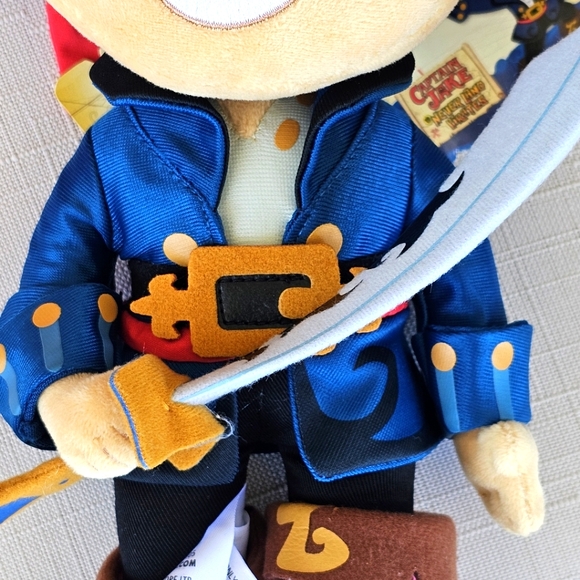 Disney Store Genuine Captain Jake & Never Land Pirates Authentic Plush Toy 12" - Picture 9 of 13